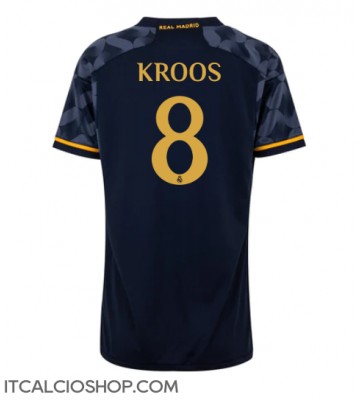 Real Madrid Toni Kroos #8 Seconda Maglia Femmina 2023-24 Manica Corta